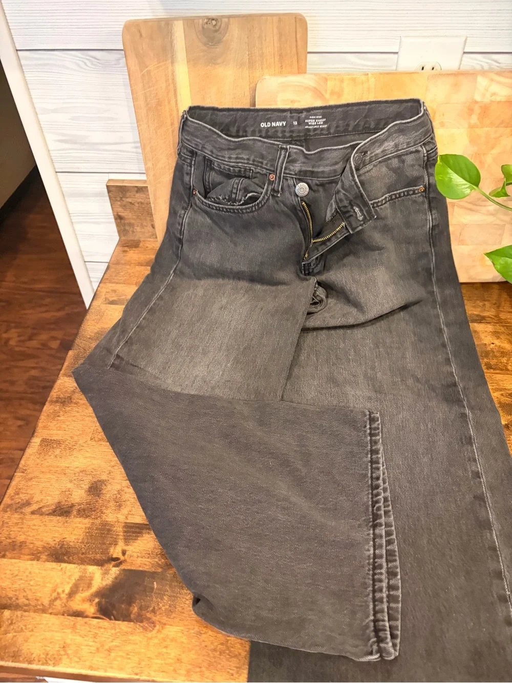 Old Navy baggy wide leg girls jeans (5 pair)